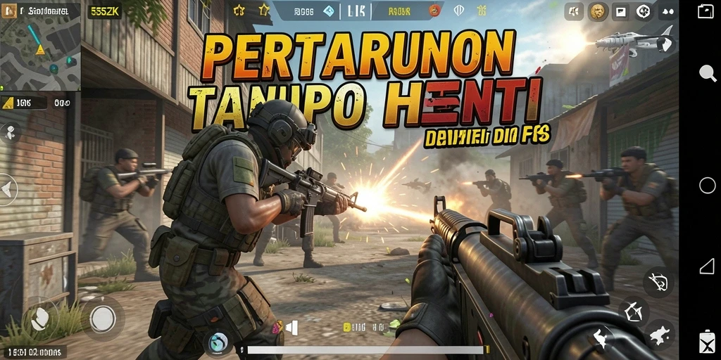 Tampilan menakjubkan dari gameplay intens 555ZK.