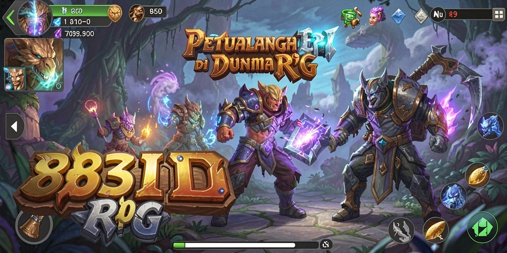 Tampilan gameplay RPG yang menarik di 88ID.