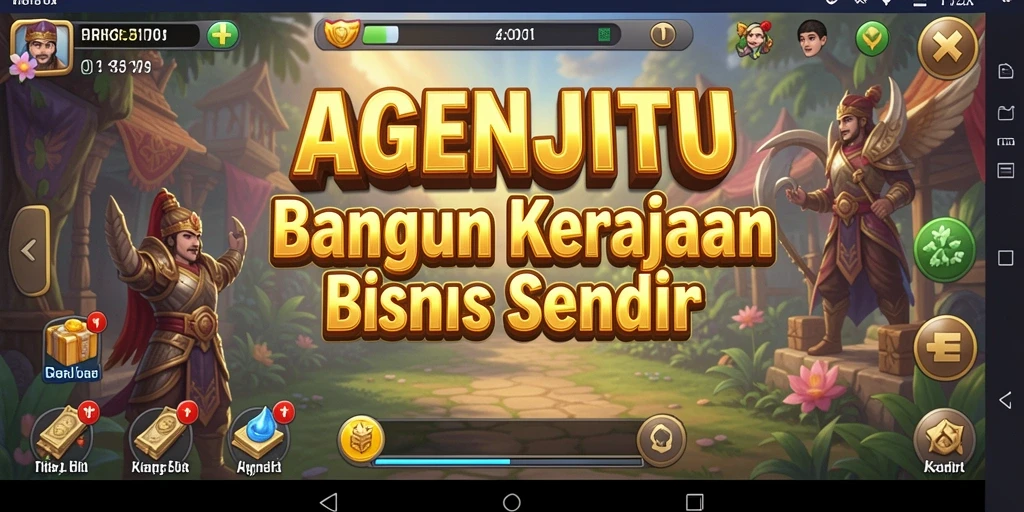 Screenshot AGENJITU menampilkan tampilan gameplay Tycoon yang menarik.