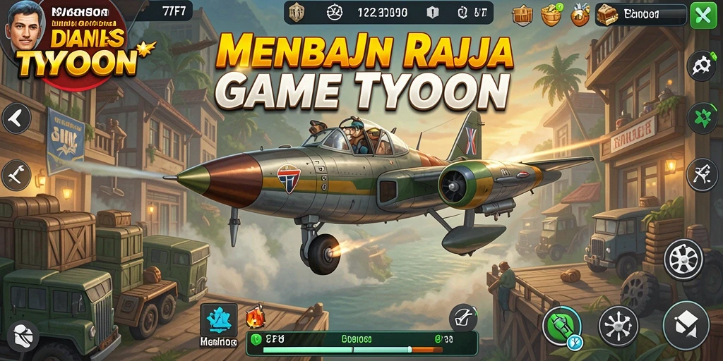 Tangkapan layar F7F7 menunjukkan keseruan dalam membangun bisnis Tycoon.