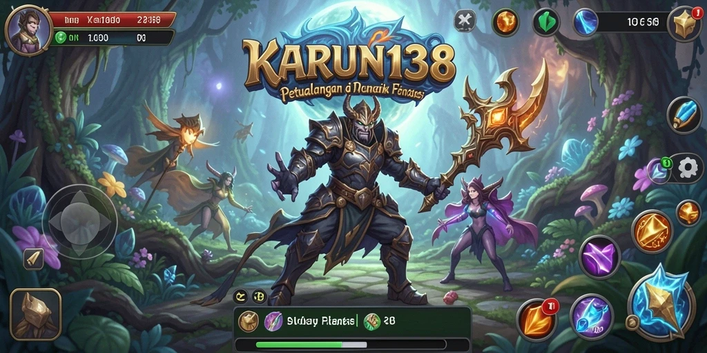 Tampilan gameplay KARUN138 yang memukau dalam dunia petualangan.
