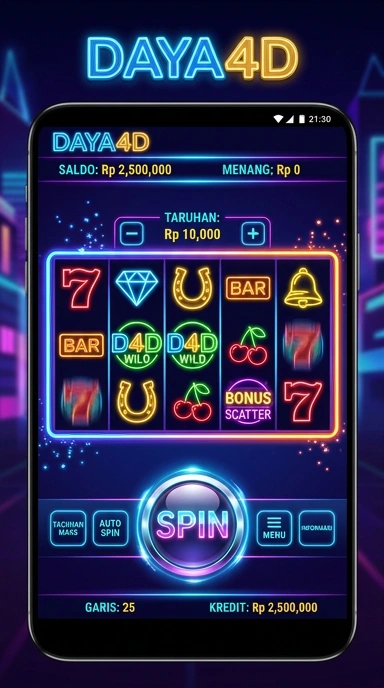 Tangkapan layar proses unduh aplikasi di daya4d.